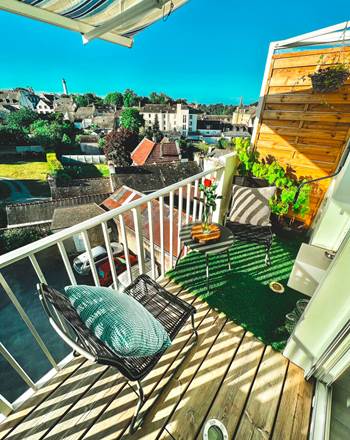 Balcon le matin