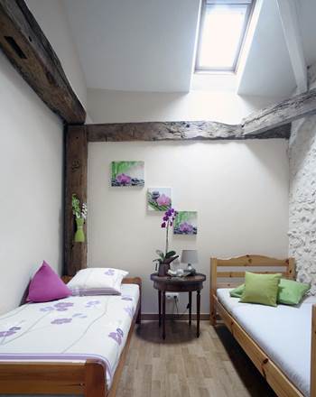 Chambre 2 lits simples