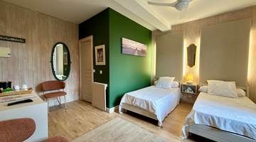 Chambre Les Pins - Lits Jumeaux - Horizon des Landes Doazit