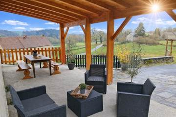 Gîte la belle du Clocher St pardoux d'Arnet proche Crocq Terra Aventura