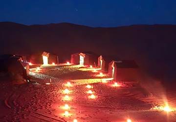 Bivouac traditionnel de nuit