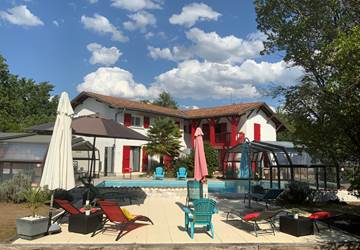 vue piscine maison