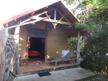 LE BUNGALOW "CONFORT" 6 personnes - terrasse