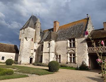 Cour intérieur, château proche de Beauval