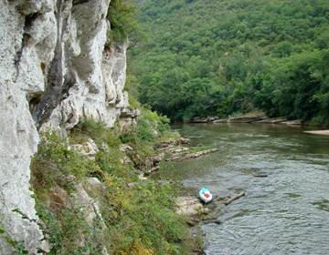 Spot Photo des  Méandres des Gorges de l’Aveyron en Canoe kayak