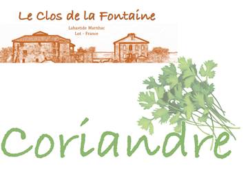 Panneaux porte20x15CORIANDRE