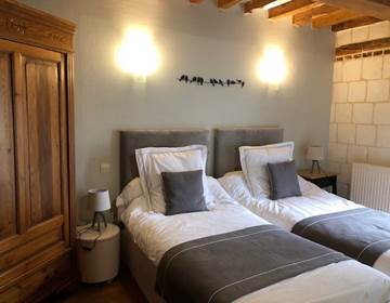 Chambre lits jumeaux