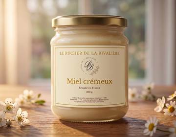Pot Miel cre´meux_RIVALIERE 500g