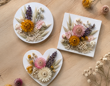 mini cadres fleuris