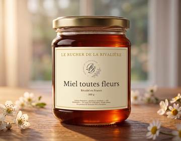 Pot Miel toutes fleurs_RIVALIERE 500g