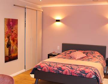 Vue coté lit chambre Eglantine
