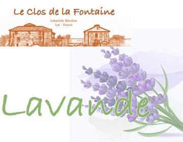 Panneaux porte20x15LAVANDE