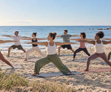 Yoga à la mer