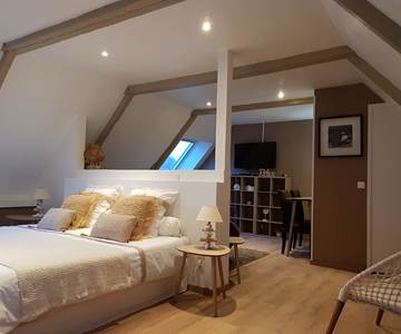 Le Colombier Bretagne, chambres d'hôtes Cabine de plage - lit King Size