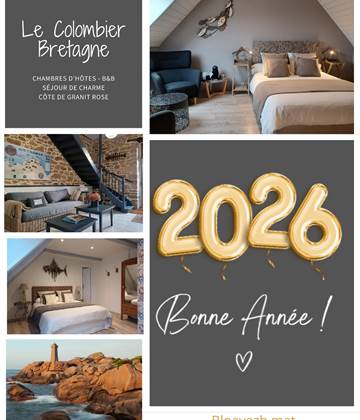 Bonne Année 2026 - Le Colombier Bretagne