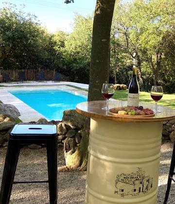 L'apéro à la fraicheur des arbres