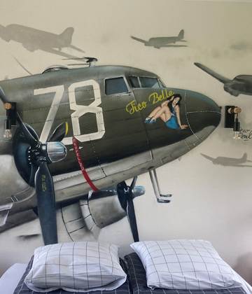 C-47 avion de transport de troupes aviation pointe du hoc d-day