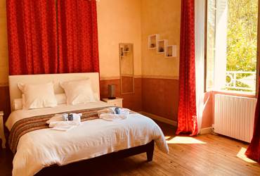 Chambre à l'est avec le soleil du matin