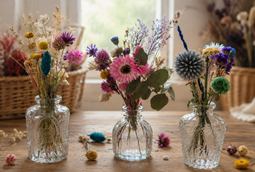 Mini vases fleuris Terralya