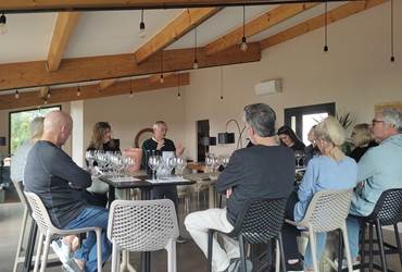 Talking about organic artisan vine growing and wine making