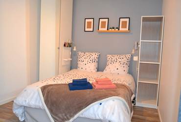 Residence des 3 îles_Etables-sur-mer_Brehat_Lit 140 cm