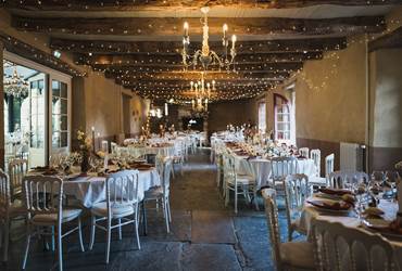 salle de réception au manoir de la mare