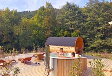 Spa extérieur en pleine nature
