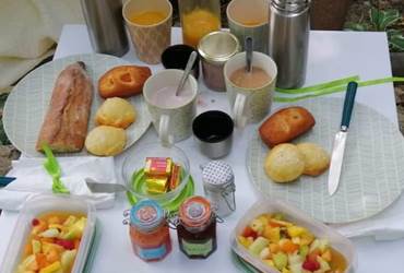 les bois de saint Auvent  petit déjeuner