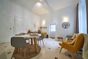 Suite Luxe, salon cuisine