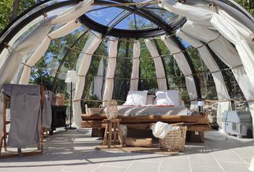 La bulle "une parenthèse enchantée" : logement insolite haut de gamme en pleine nature.