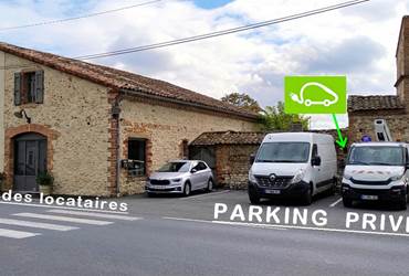 parking privé 16 bis gite hôtel