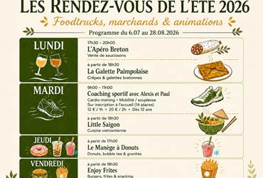 Les rendez-vous de l'été 2026