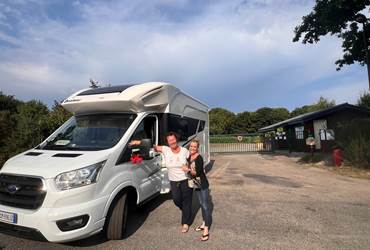 camping cariste italien de passage chez nous