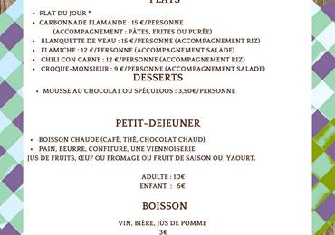 Menu 2025