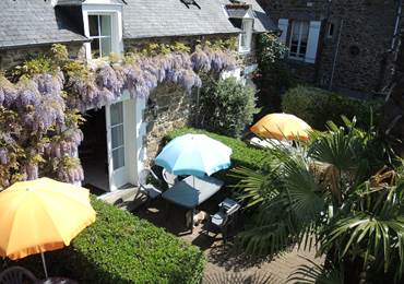 Clos de la Fontaine Dinard, terrasse privée du 3