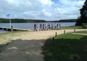 Equipe en pause photo à l'arrivée. 082019.