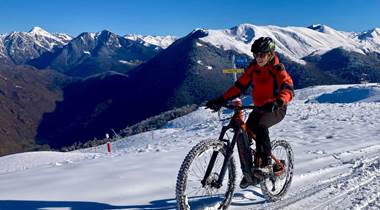 VTT Electrique sur Neige à Superbagnères