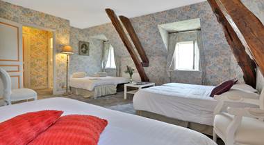 Chambre familiale 15 château 2 à 6 couchages