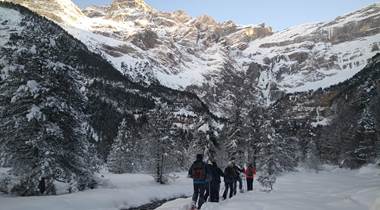 Randonnée hivernale au cirque de Gavarnie