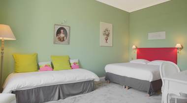 Chambre Verte Château double ou quadruple