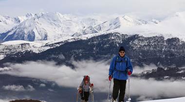 Randonnée hivernale sur les crêtes de Berbeillet
