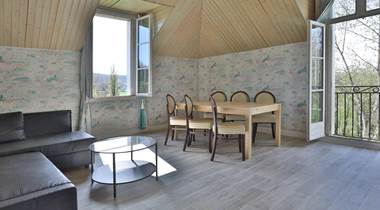 Gîte Privilège Gentilhommière - cuisine séjour salon du 37-39 de 2 à 8 personnes