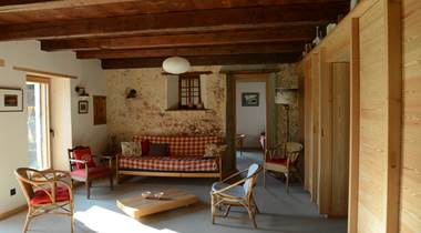 Espace Diamant, Crest Voland, Chalet des Molliettes, Appartement Saint Bernard (salon)