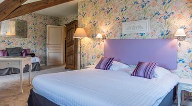 Chambre Parme château de 2 à 5 couchages
