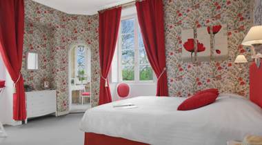 Chambres d'hôtes de charme Coquelicots vue de l'entrée