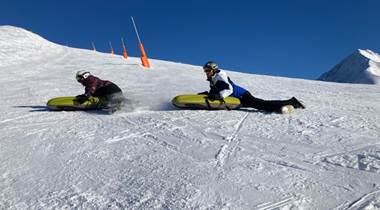 Course relai en Airboard