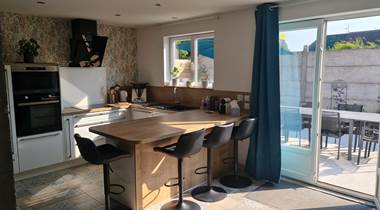 Logement avec grande cuisine ouverte pour savourer un week-end  en famille près de Lille