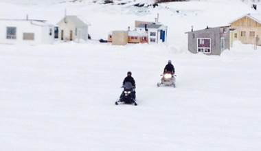 Voir la pêche sur la glace
