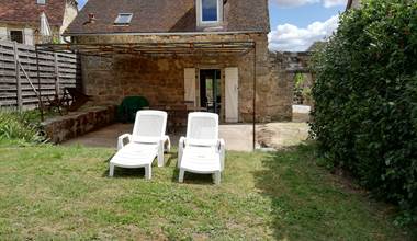 vue du gite coté terrasse