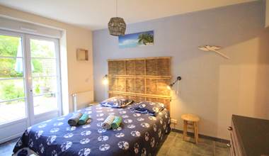 1ère chambre gîte Boucan Canot